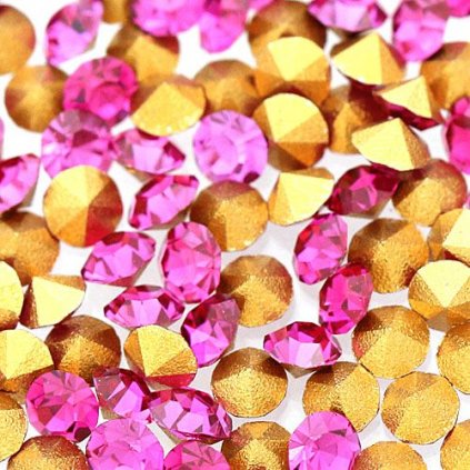 Chaton ROUND ss11 / 80ks Fuchsia F