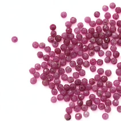 Rubín brúsený 2mm (1ks)
