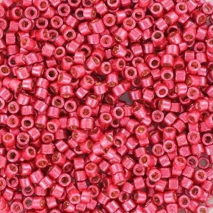 Miyuki Delica 11/0 duracoat galvanized light cranberry (DB-1841)