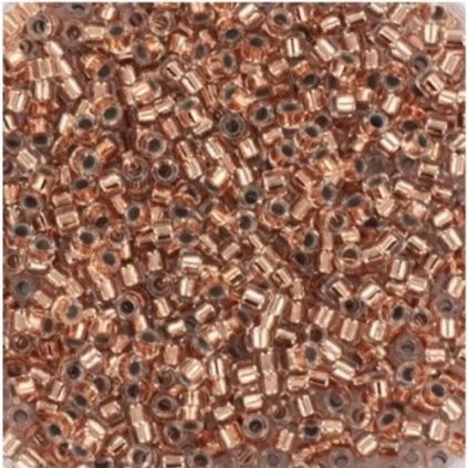 Miyuki Delica 11/0 copper lined crystal (DB-37)
