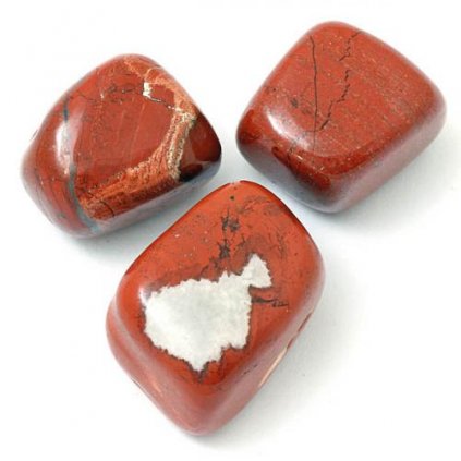 Jaspis červený tromlovaný L 2cm (1ks)