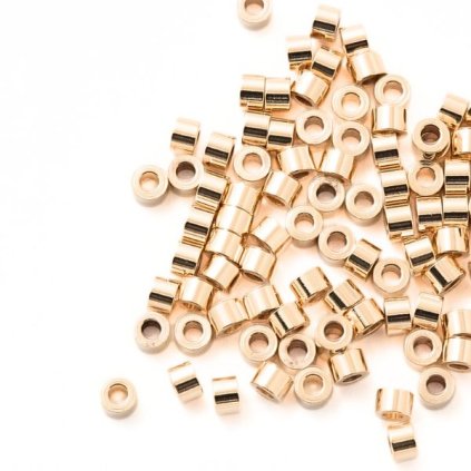 Valček kovový 3/2mm chirurgická oceľ rose gold