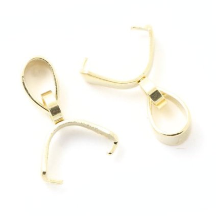 Šlupna 9/6,5mm chirurgická oceľ gold plating 24kt