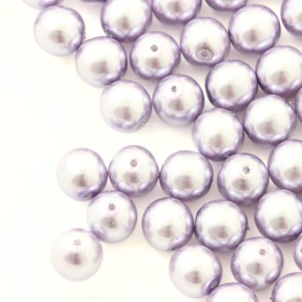 Vosková perla gulička 8mm lila 70022 (10ks)