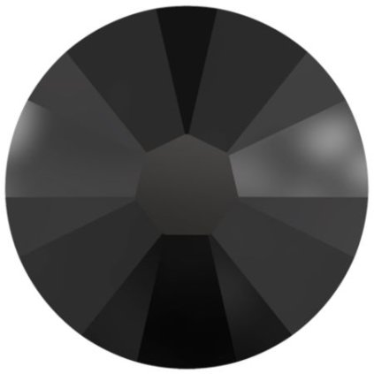 Šatónová ruža nažehľovacia ss20 jet HOT-FIX (144ks)