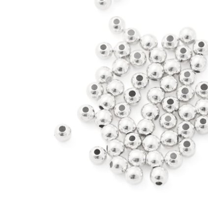 Korálik gulička 3mm Ag925