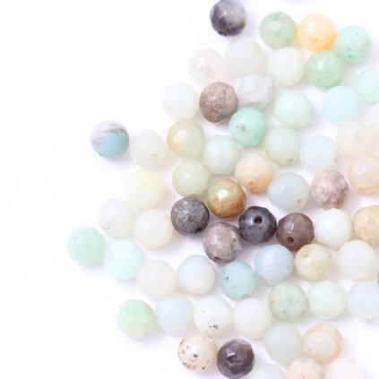 Amazonit mix 4mm brúsený (1ks)