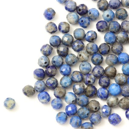 Lapis Lazuli 3mm brúsený (1ks)