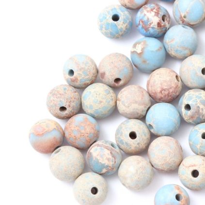 Regalit dofarbený modrý 8mm (1ks)