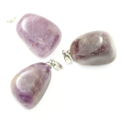 Prívesok Ametyst cca 25/20mm (1ks)