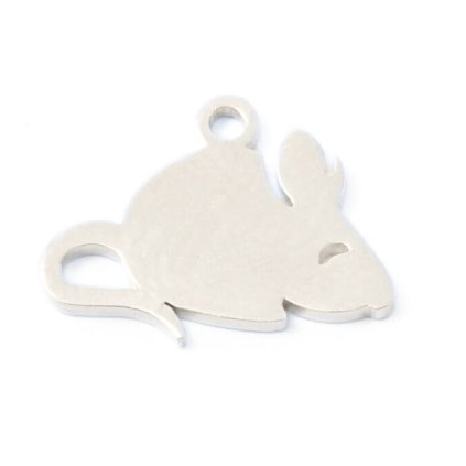 Prívesok myška 10mm chirurgická oceľ