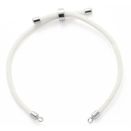 Sťahovací náramok 4mm biela