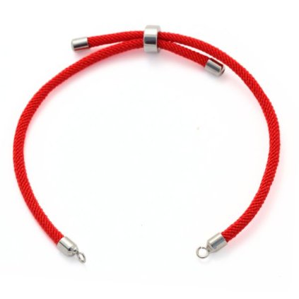 Sťahovací náramok 4mm červená