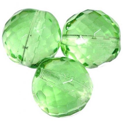 Korálik brúsený 20mm peridot