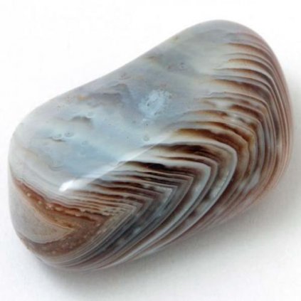 Achát šedý tromlovaný XL 3cm (1ks)