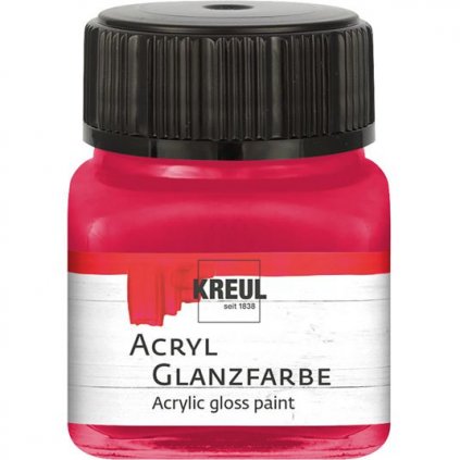 Akrylová farba KREUL 20ml lesklá magenta