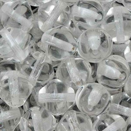 Korálik krčený GRANULE 11 / 11mm crystal