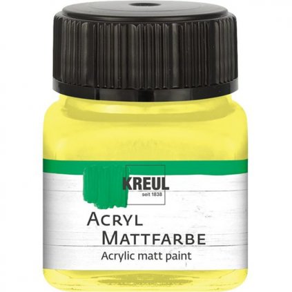 Akrylová farba KREUL 20ml matná limetka