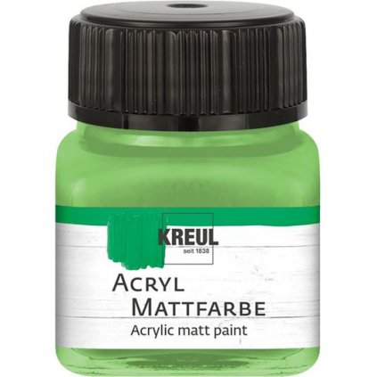 Akrylová farba KREUL 20ml matná májová zelená