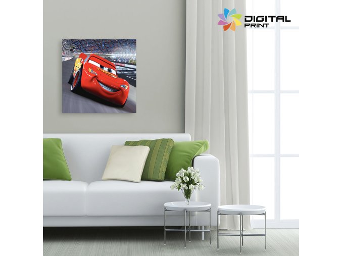 digitalny obraz na stenu cars