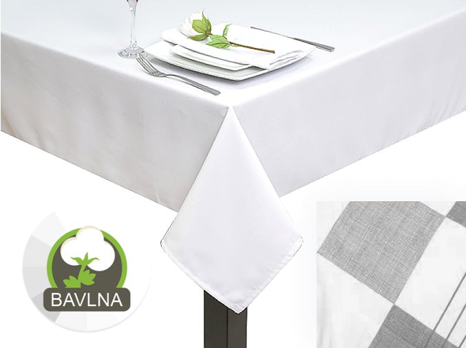 stolovy obrus bavlna ruzomberok ruza slovenske textil square grey