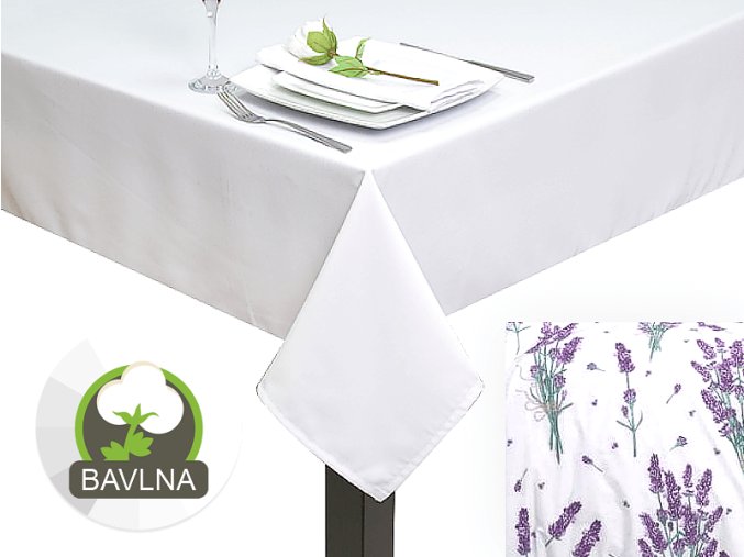 stolovy obrus bavlna ruzomberok ruza slovenske textil provence