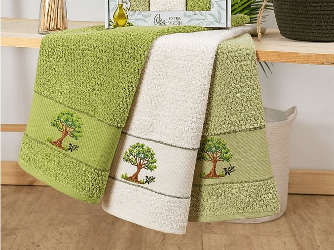BAVLNENE KUCHYNSKE UTIERKY EMMA TREE GREEN