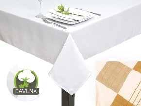 stolovy obrus bavlna ruzomberok ruza slovenske textil square brown