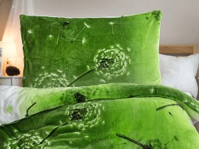 Mikroplyšové obliečky - DANDELION GREEN