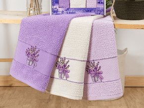 BAVLNENE KUCHYNSKE UTIERKY EMMA FLOWERS VIOLET