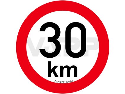 omezeni rychlosti 30 km retroreflexni pr 200 mm