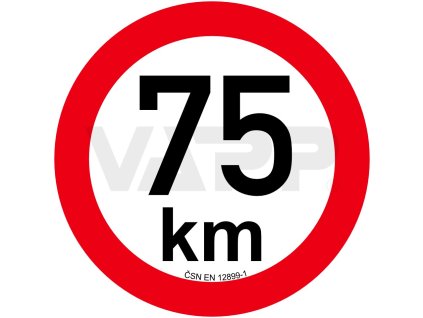 omezeni rychlosti 75 km retroreflexni pr 200 mm