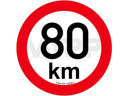 omezeni rychlosti 80 km retroreflexni pr 200 mm