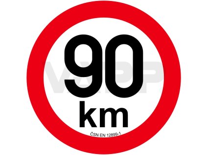 omezeni rychlosti 90 km retroreflexni pr 200 mm