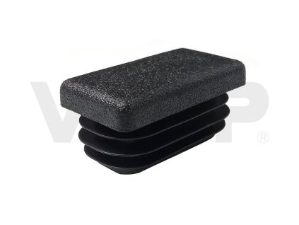 zaslepka do jeklu 35x20 mm cerna