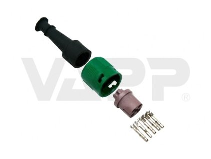 zastrcka bajonet jokon 5 polovy zeleny 1 vyvod