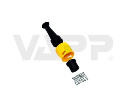 zastrcka bajonet jokon 6 polovy zluty 1 vyvod