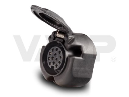 zasuvka 13 polu 12v s mikrospinacem plastova jaeger