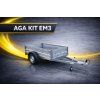 AGA KIT EM3 750 kg N1, Sklopný