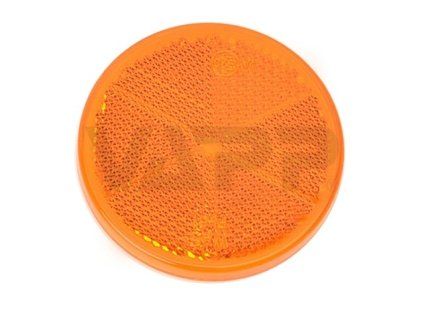 odrazka oranzova pr 61 mm samolepici