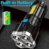 2675 4 dobijeci usb svitilna se 4 led diodami a cob bocnim svetlem