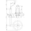 kolecko operne winterhoff st 48 c 240 plastovy disk 150 kg