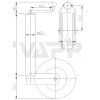kolecko operne winterhoff st 60 v 255 vb 500 kg