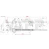 lanovod brzdovy al ko profi long life 890 1100 mm zavit m8