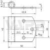 pant bsch 50 8 1 pouzdro s plochym uchytem