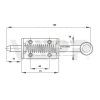 zaver s pruzinou 165 mm s plast krytkou (1)