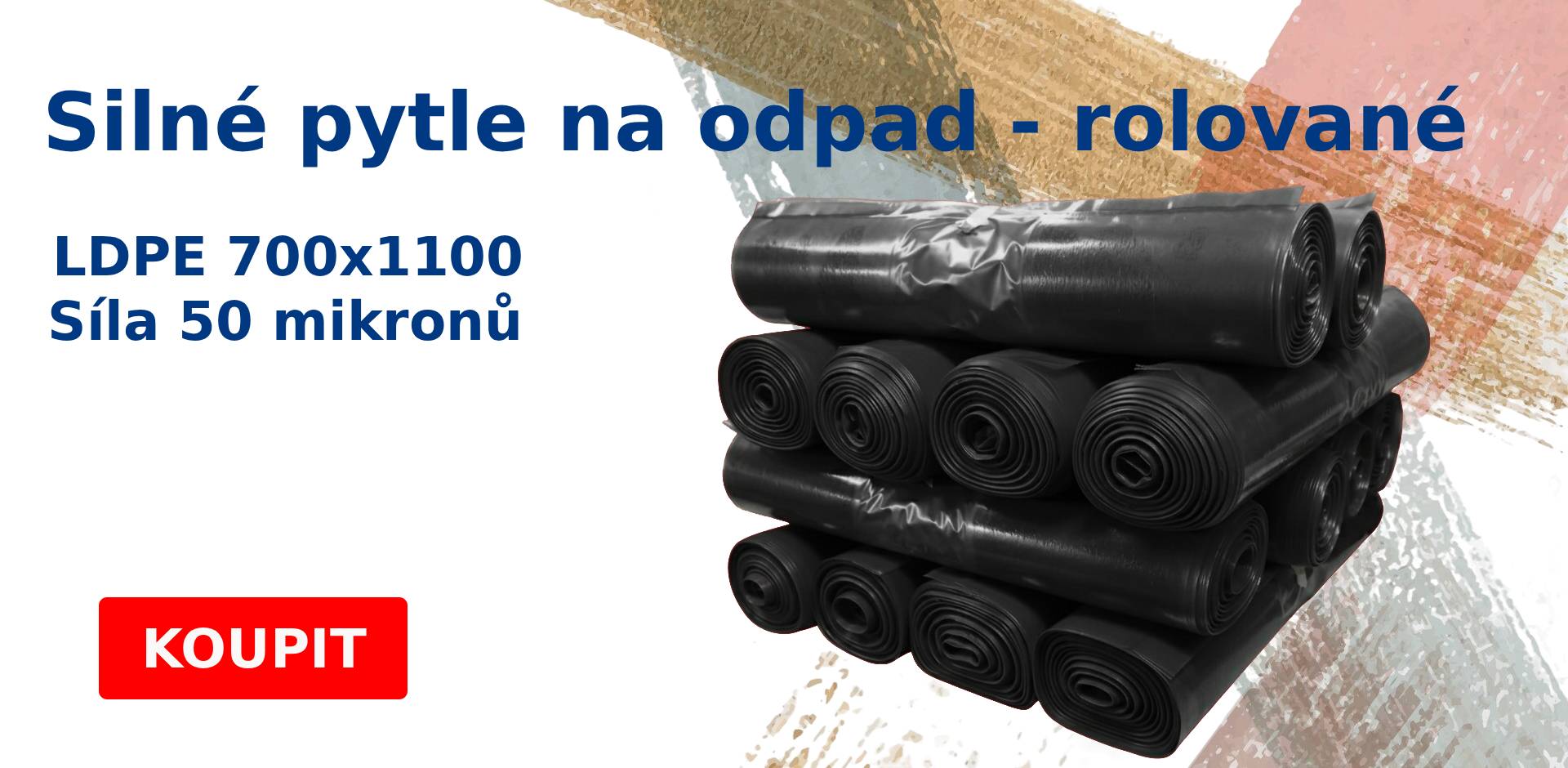 Rolované pytle na odpad 120 litrů