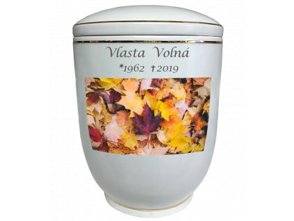 Pohřební urna Diamant | listí II