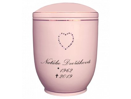 Urna Diamant Swarovski - srdce