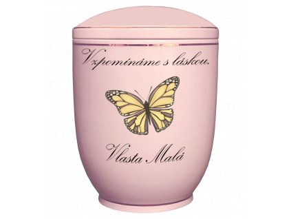 Pohřební urna Diamant | motýl